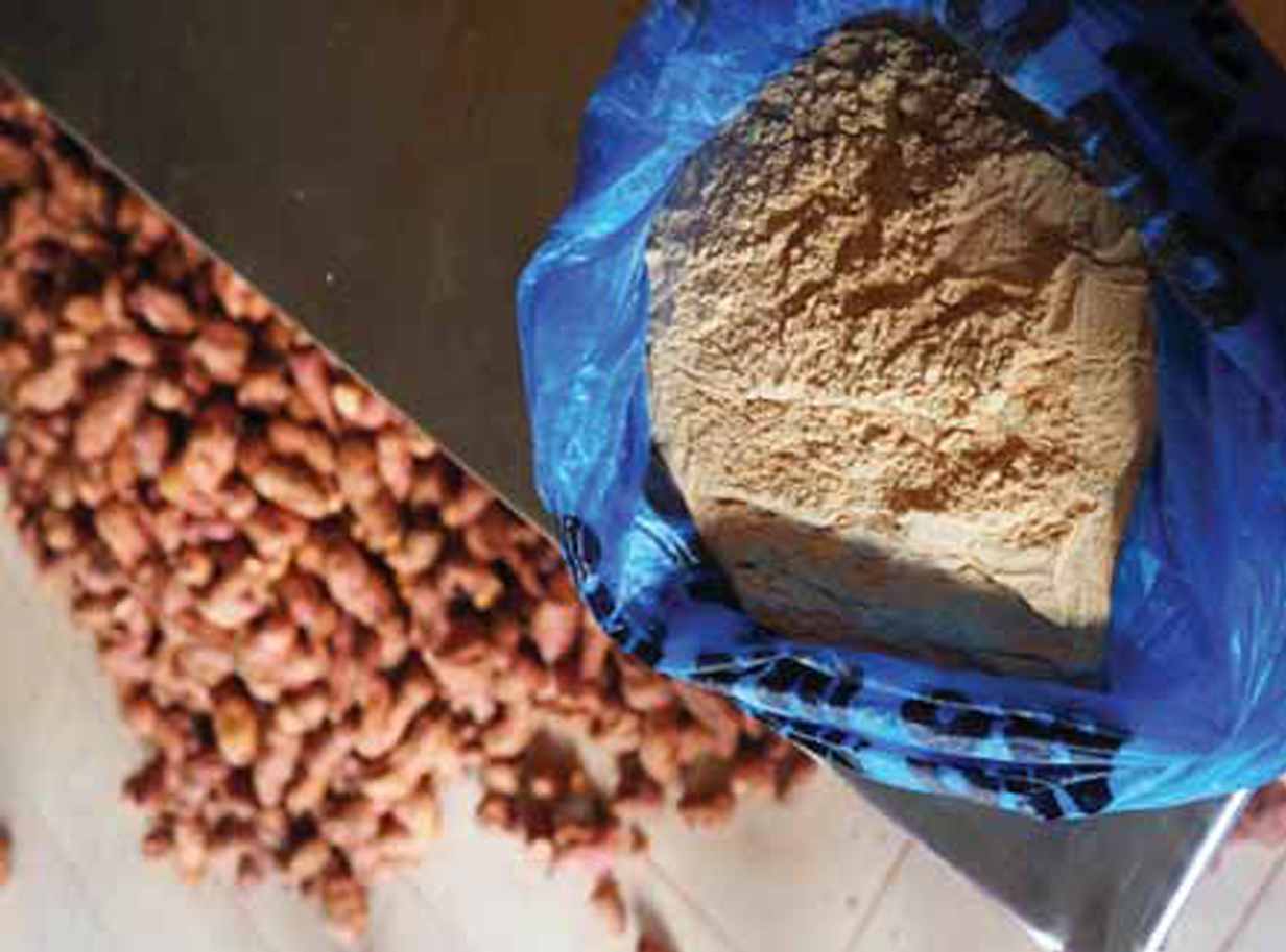 Sweet potato flour from Kabondo Sweet Potato Cooperative.